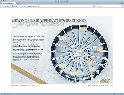 AEZ Weihnachtsgewinnspiel