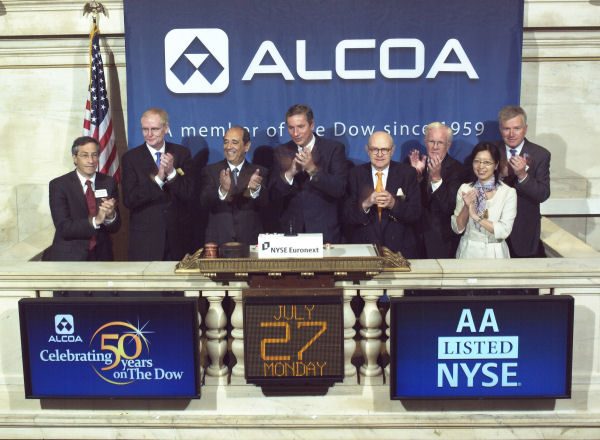 Alcoa im Dow Jones tb