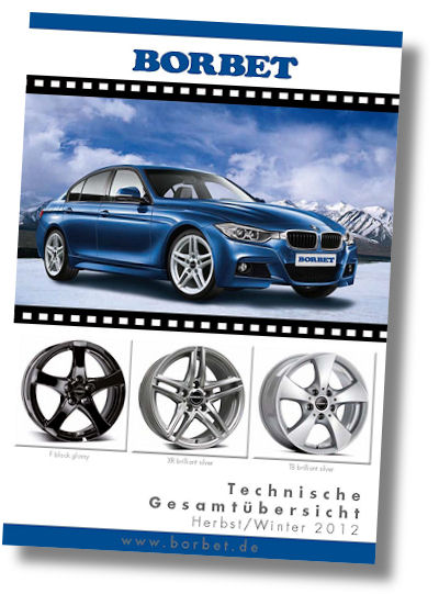 Borbet Technische Gesamtuebersicht