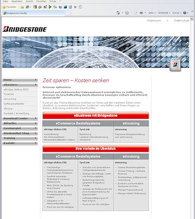 Bridgestone E Businesse Haendlerportal