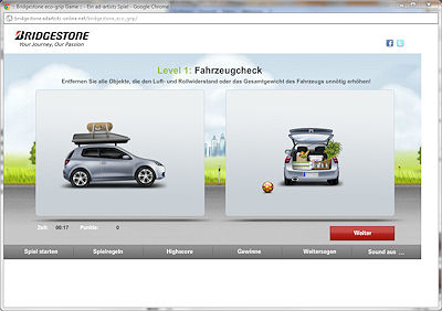 Bridgestone Eco Grip Onlinespiel