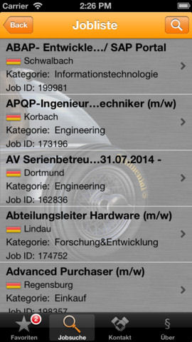 Conti Karriere App