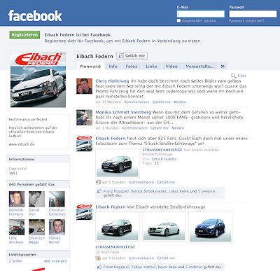 Eibach auf Facebook