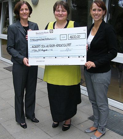 Goodyear JP Morgan Lauf Spendenuebergabe