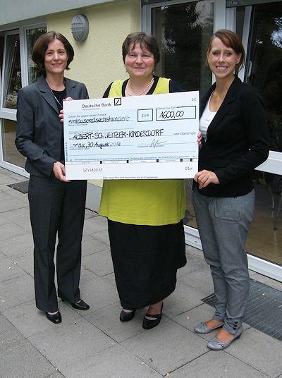 Goodyear JP Morgan Lauf Spendenuebergabe