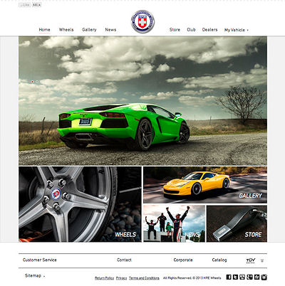 HRE Wheels Web Relaunch
