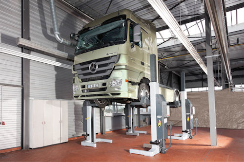 HYDROLIFT S2 mit Actros tb