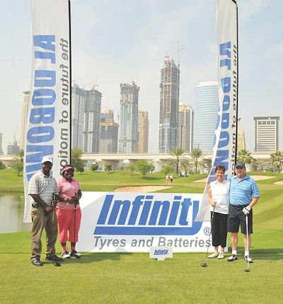 Infinity Tyres Golfsponsoring