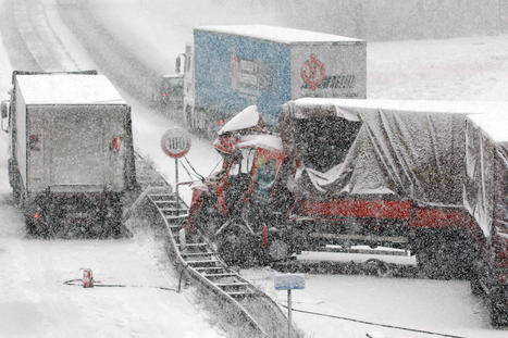 Lkw im Winter