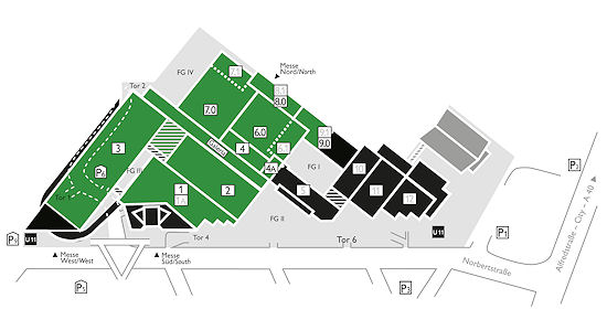 Messe Essen Gelaendeplan