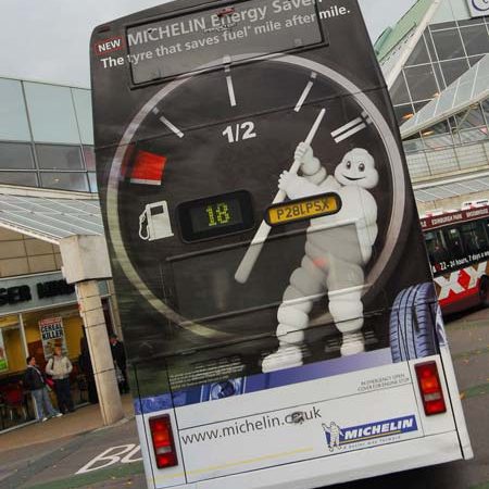 Michelin Buswerbung UK