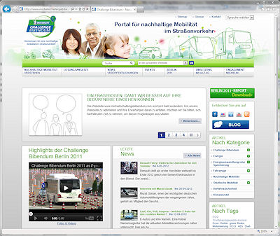 Michelin Challenge Bibendum Website