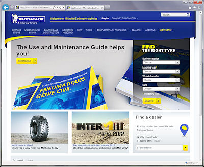 Michelin EM Website