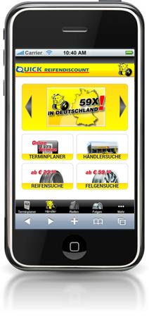 Quick mobile Website