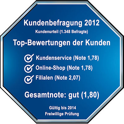 Reifen.com TUEV Siegel Kundenzufriedenheit