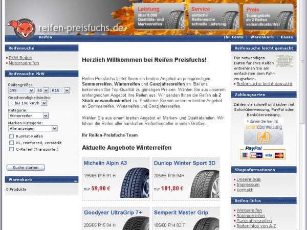 Reifen Preisfuchs
