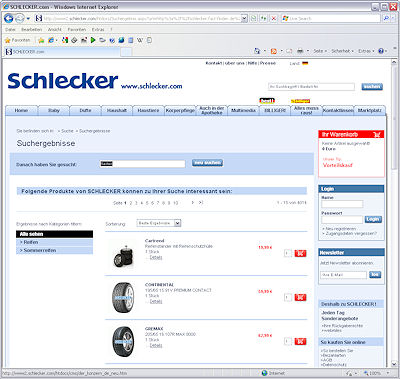 Schlecker Reifenshop