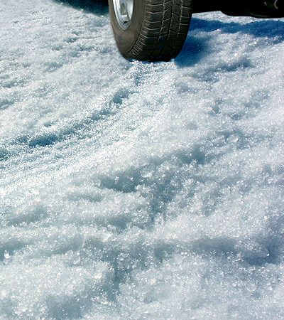 Spuren im Schnee