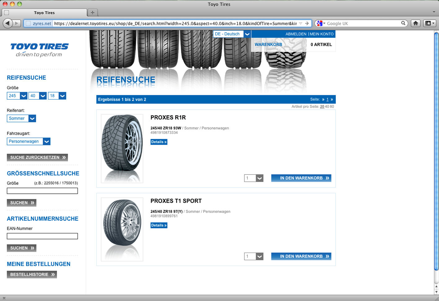 ToyoReifenshop