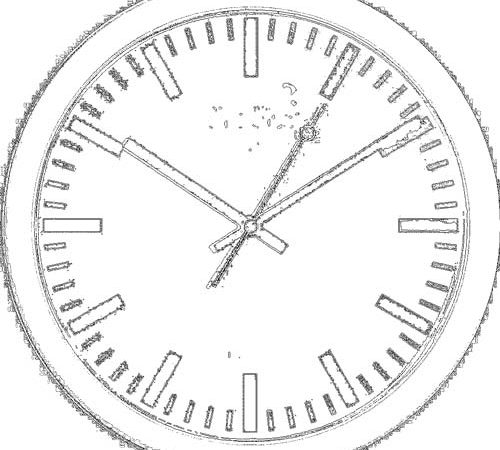 Uhr Konturen 01