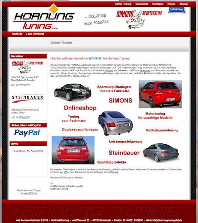 Hornung Tuning Webshop