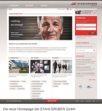 Stahlgruber Webrelaunch