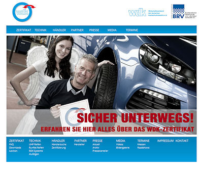BRV Site zur WdK Zertifizierung