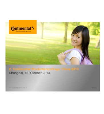 Continental China Studentenumfrage tb