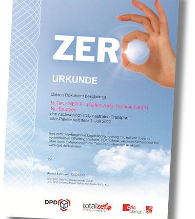 Reiff R.Tec Bautzen Total ZerO Zertifikat