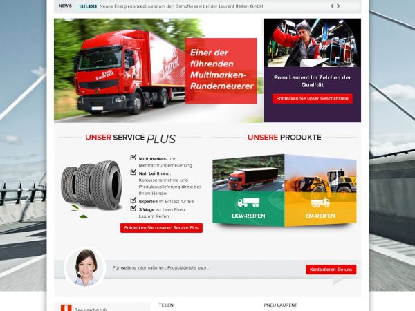 Laurent neue Homepage tb
