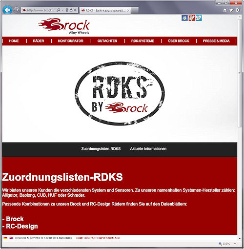 Brock RDKS Site