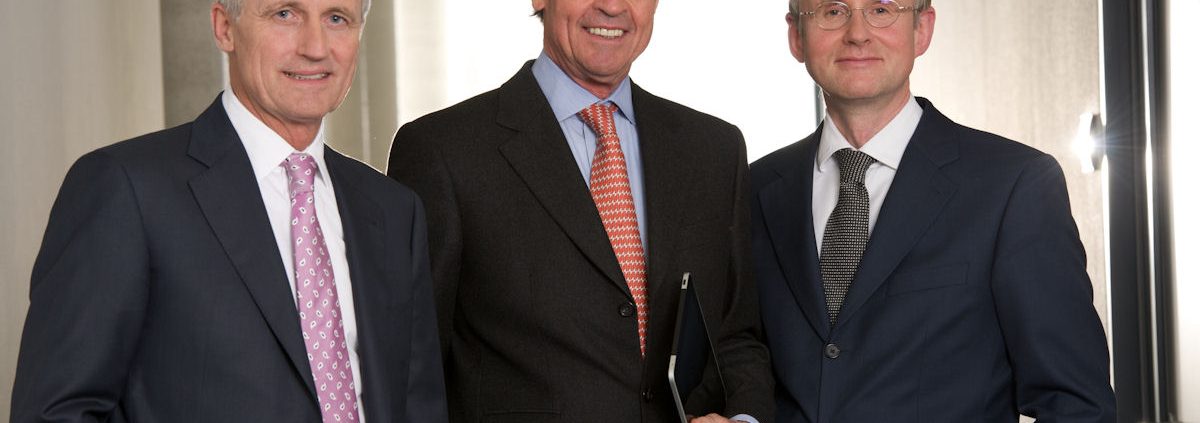 Geschäftsleitung der REIFF Gruppe Hubert Reiff Eberhard Reiff Dr Immanuel Kohn vlnr tb