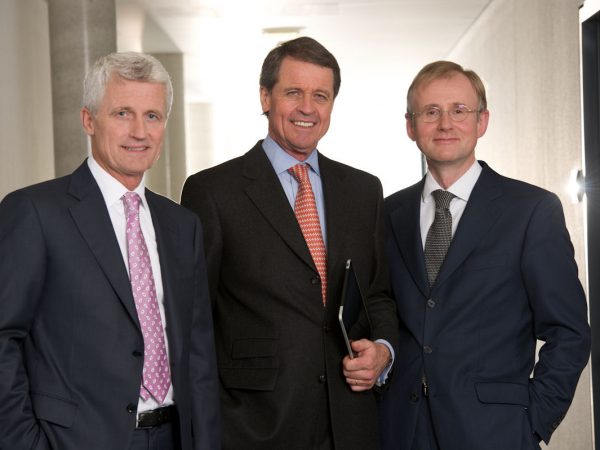 Geschäftsleitung der REIFF Gruppe Hubert Reiff Eberhard Reiff Dr Immanuel Kohn vlnr tb