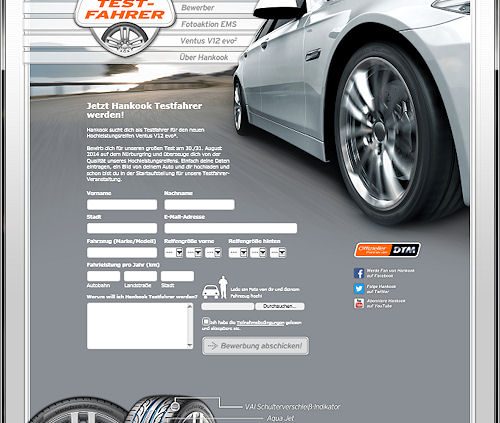Hankook sucht Testfahrer