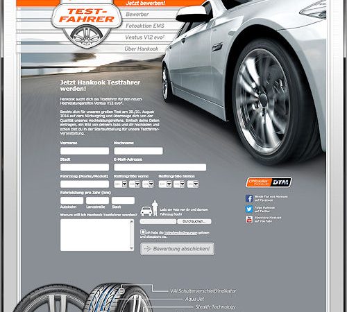 Hankook sucht Testfahrer