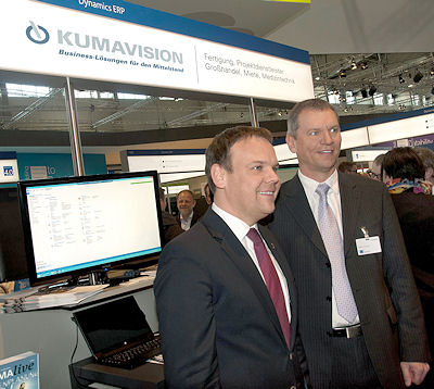 Kumavision CeBIT Besuch