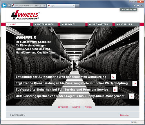 4Wheels Web Relaunch