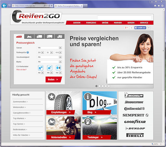 EGo Group Reifen2Go Relaunch