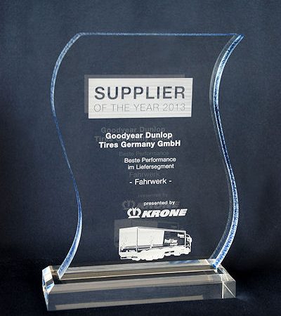 Goodyear Dunlop Auzeichnung durch Krone
