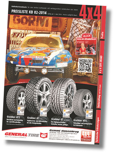 Gummi Hasenkrug General Tire Komplettpreisliste