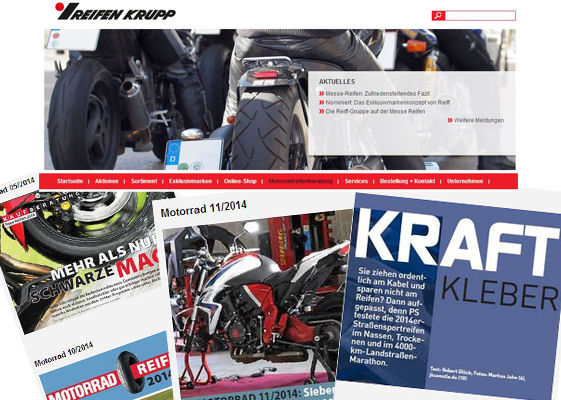 Motorradreifentests