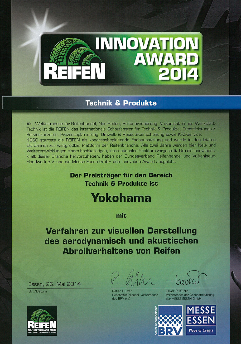 YOKOHAMAAward