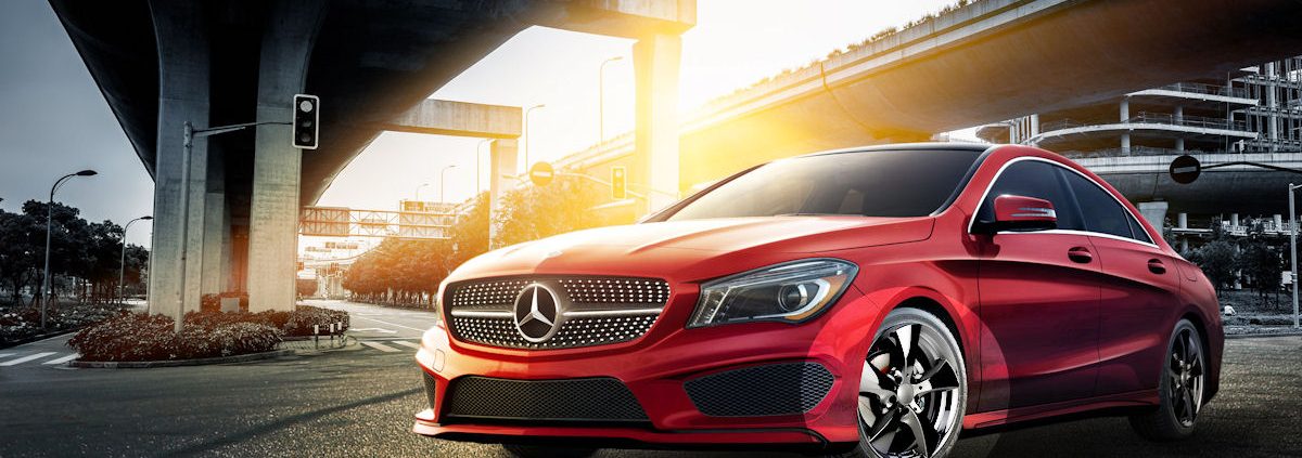 TB Black Glossy Mercedes CLA tb