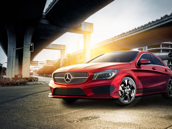 TB Black Glossy Mercedes CLA tb