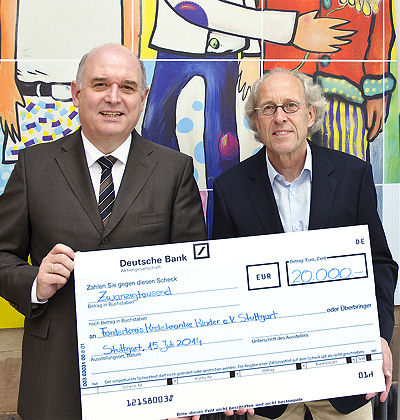 Trost spendet 20.000 Euro