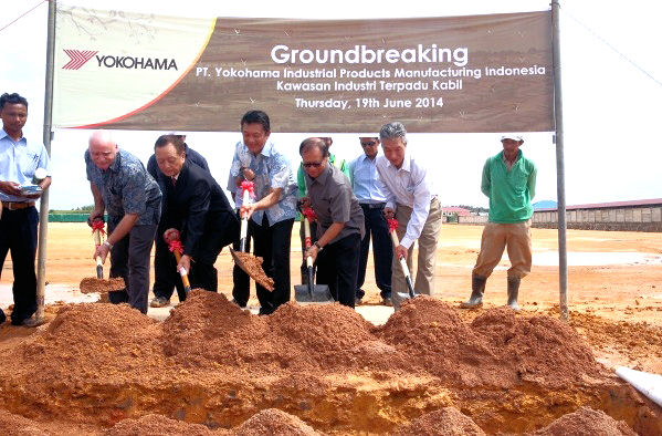 Yokohama Grundsteinlegung Indonesien tb