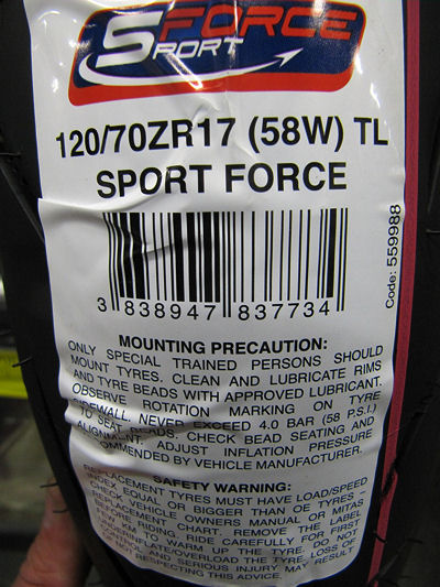 Mitas Sport Force Rückruf