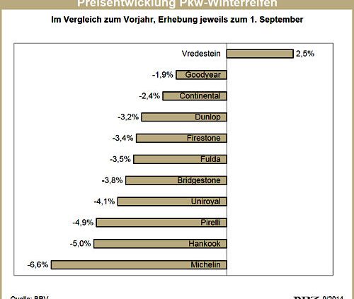 BRV Preispanel Winterreifen 2014