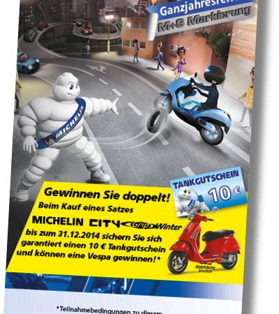 Michelin Herbstaktion Rollerreifen