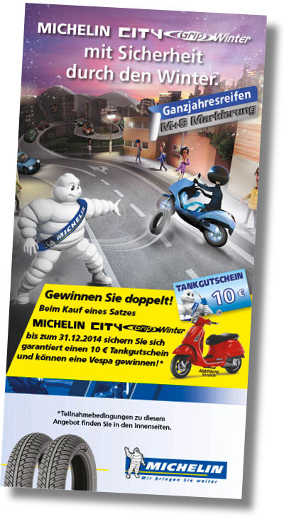 Michelin Herbstaktion Rollerreifen